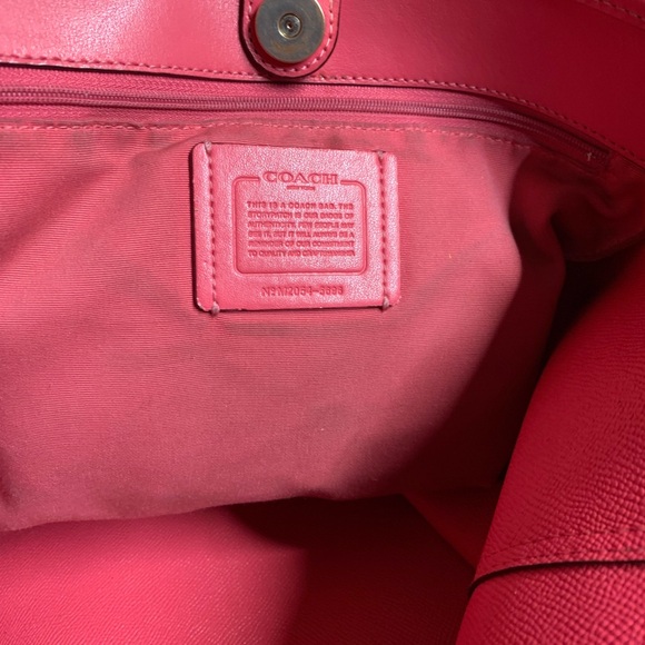 Coach large tote with matching wallet. - Picture 6 of 8